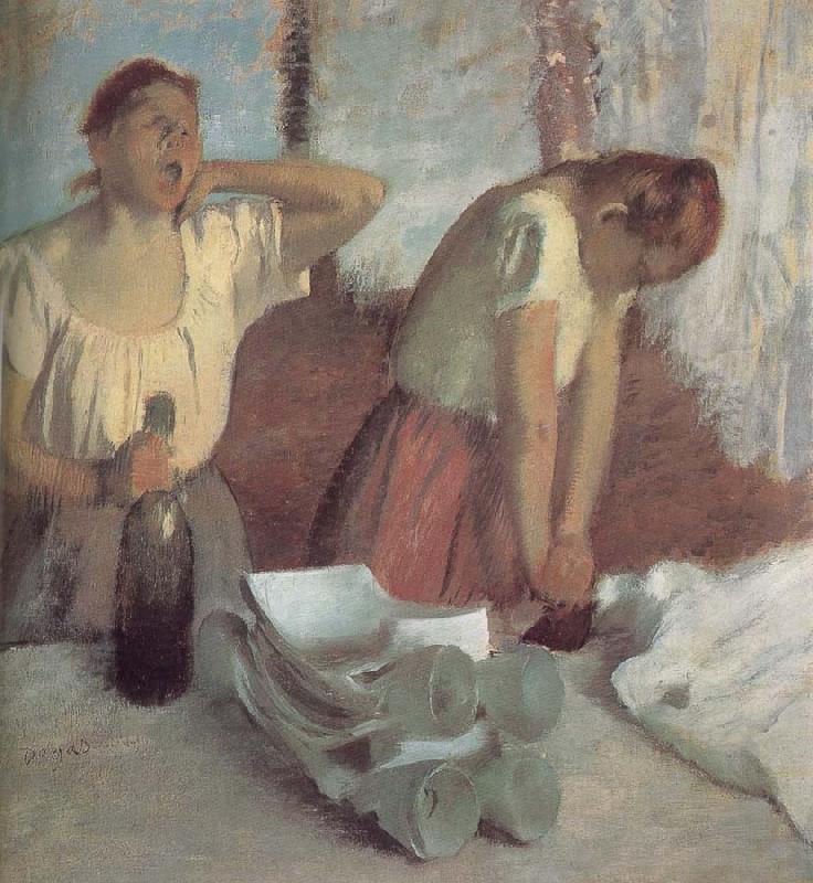 Edgar Degas Ironing clothes works Sweden oil painting art